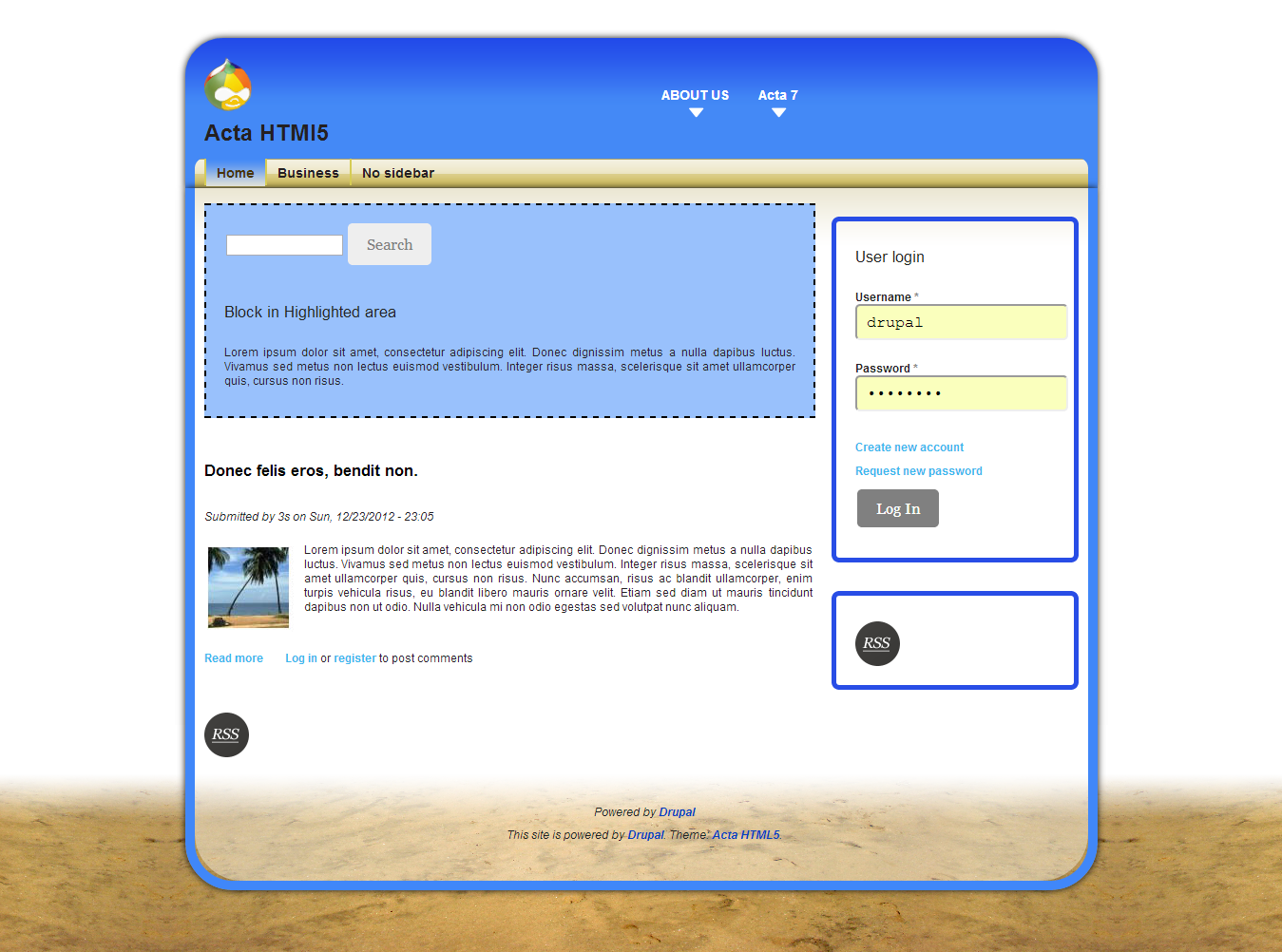 Acta HTML5