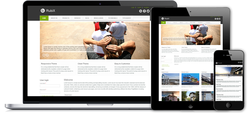 Rubix Responsive Theme