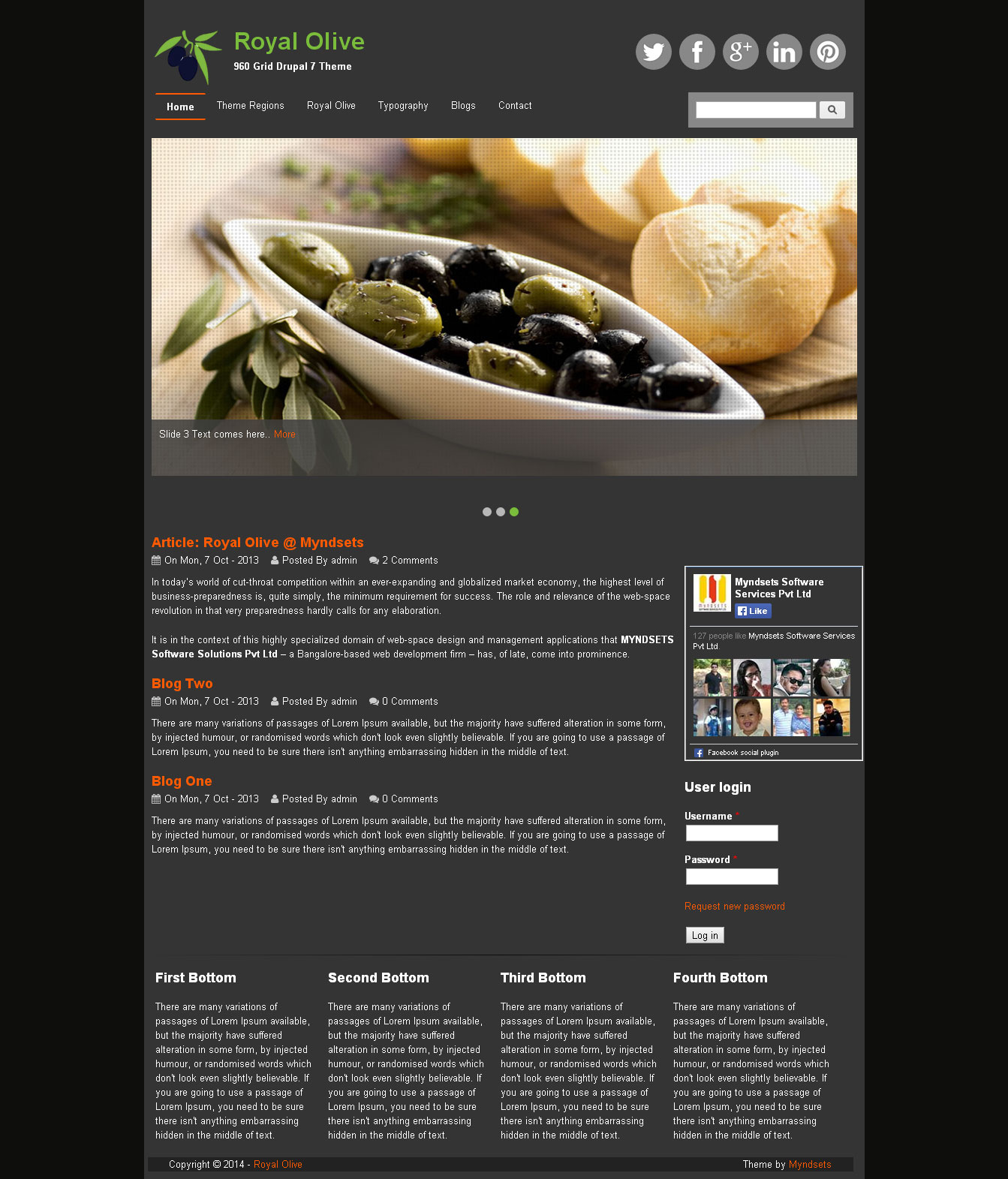 Royal Olive Theme