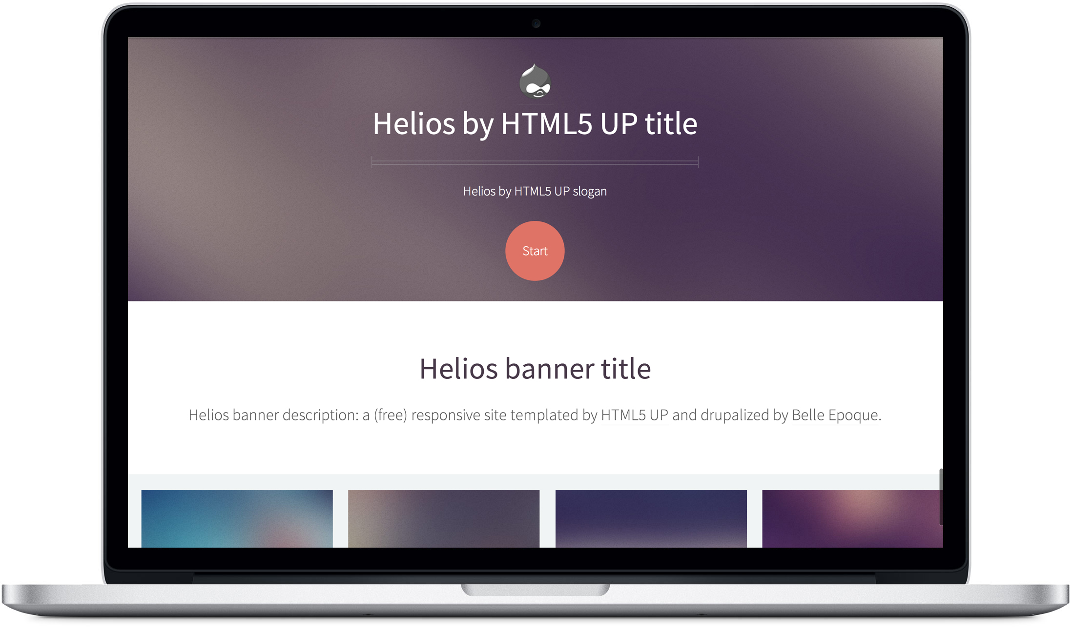 Helios responsive html5
