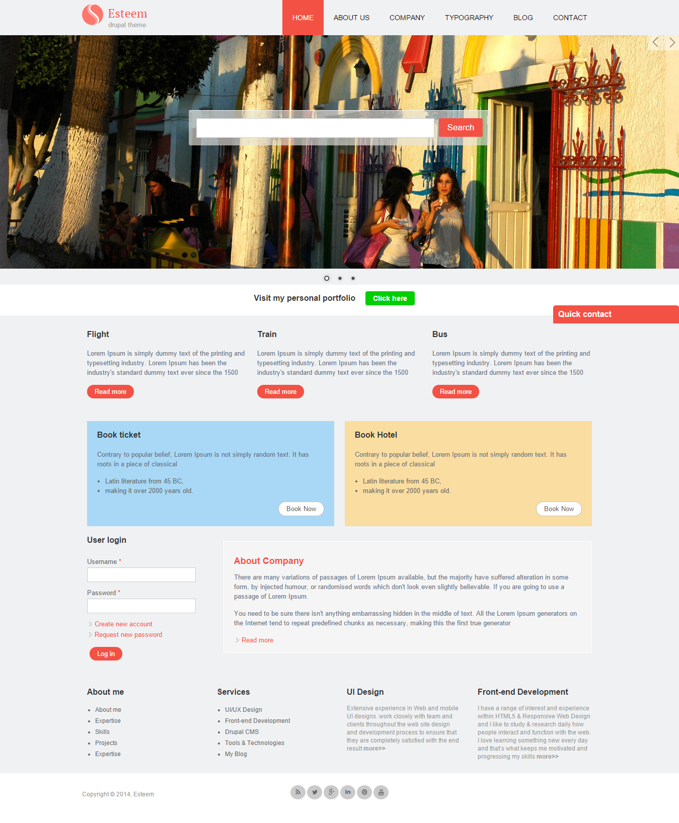Esteem Responsive Theme