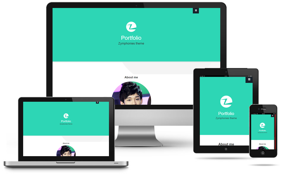 Portfolio Zymphonies Theme