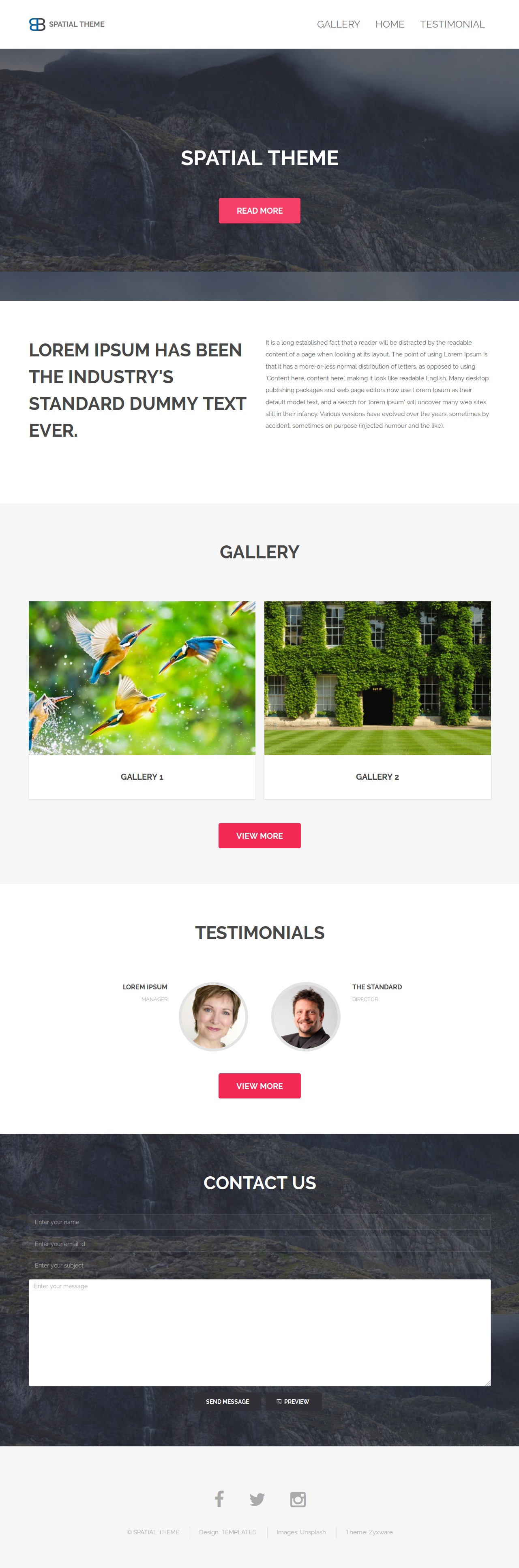 Spatial Theme