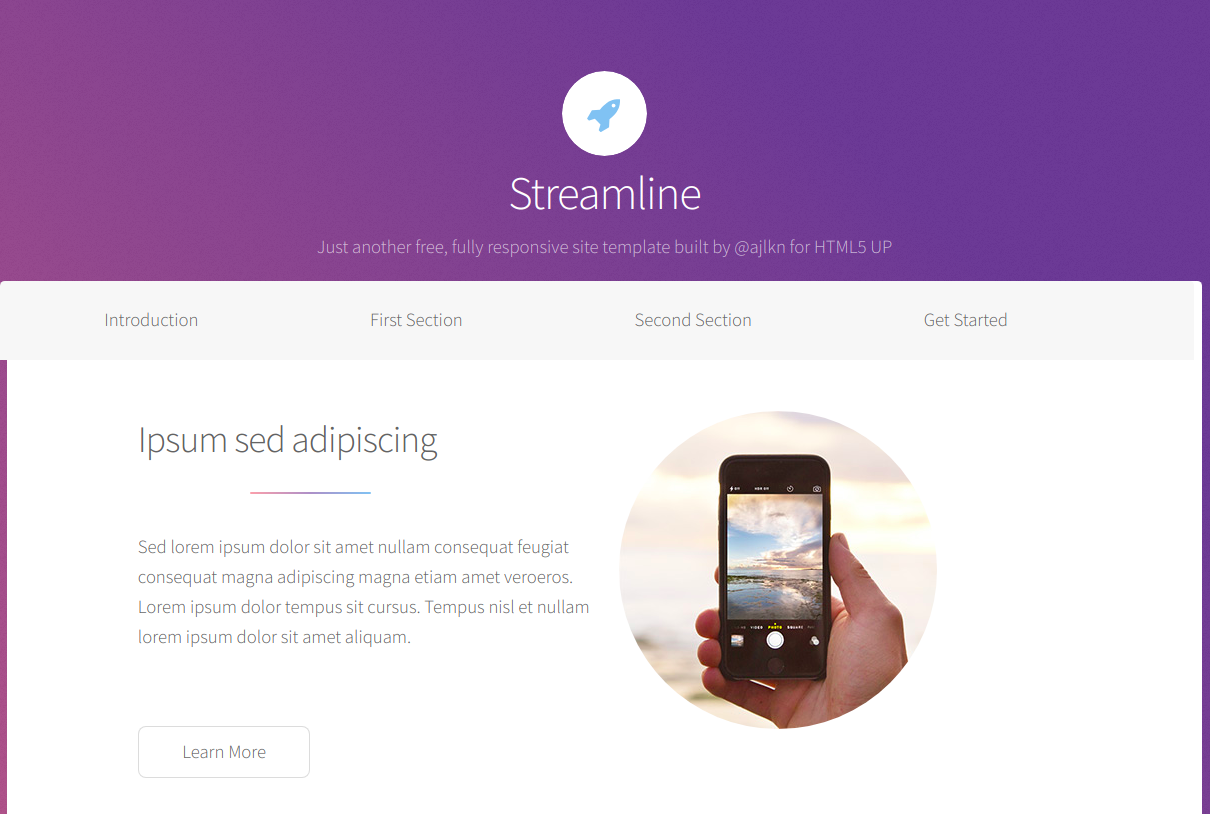 Streamline By HTML5UP