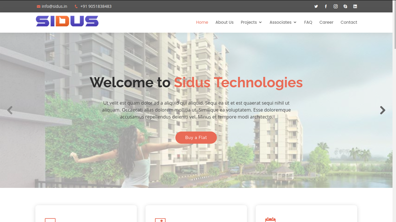 Sidus Real Estate Theme