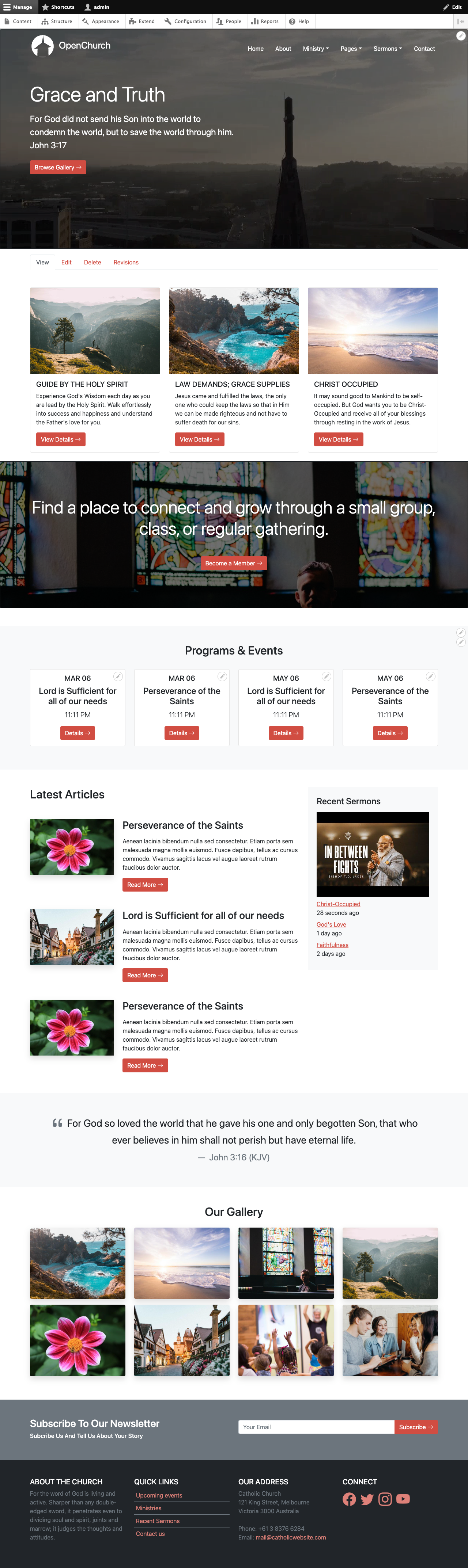 OpenChurch Theme