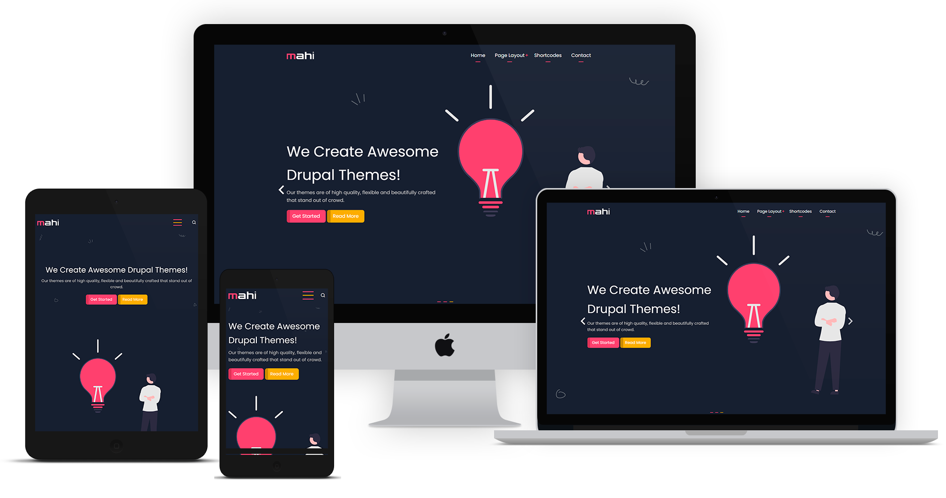 Mahi - Modern Multi-purpose Drupal 9, 10 Theme